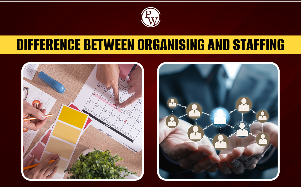 difference between organizing and staffing