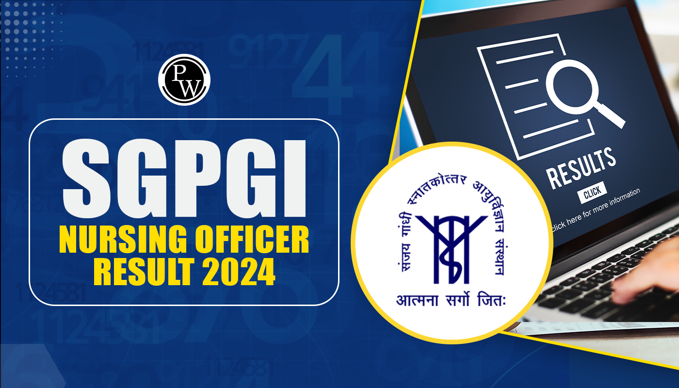 SGPGI Nursing Officer Result 2024