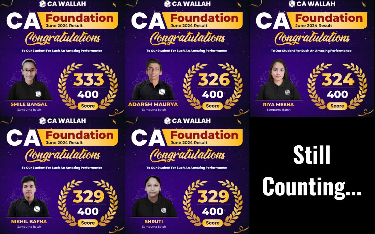 CA Foundation Toppers
