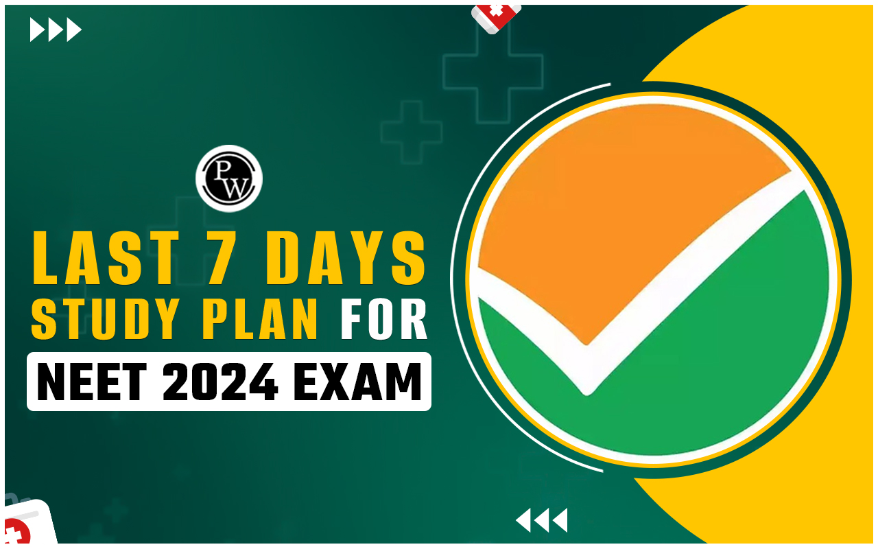 Last 7 days Study Plan for NEET 2024