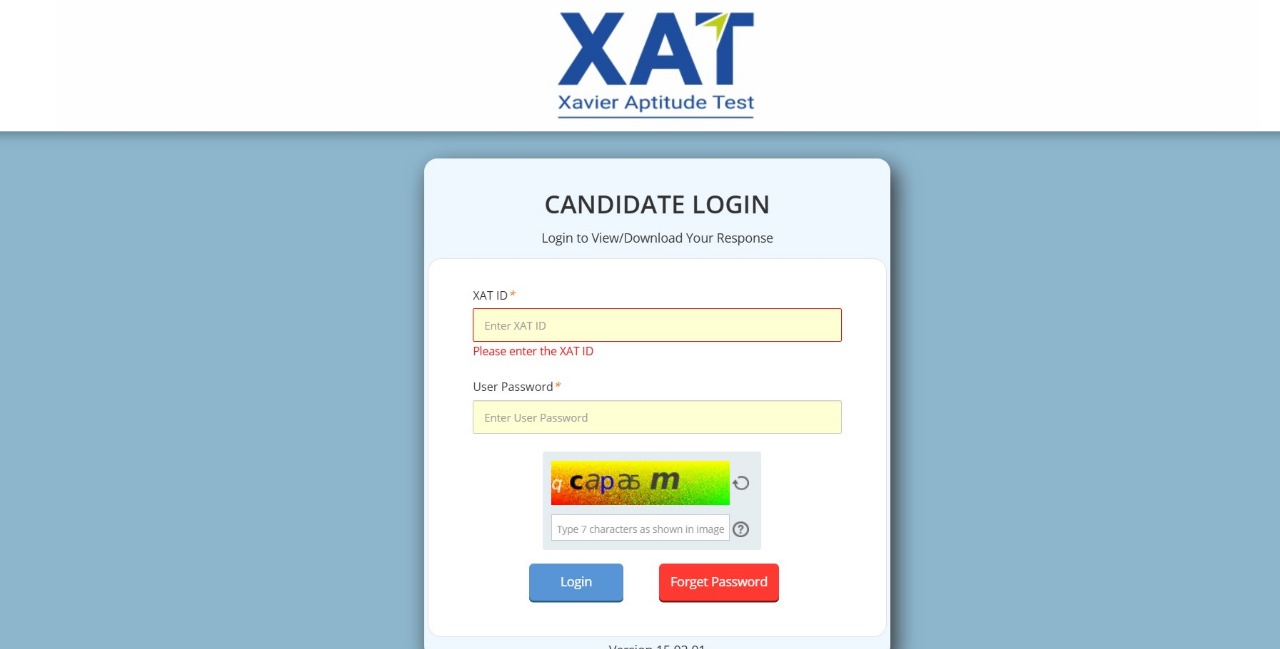 XAT Response Sheet 2025