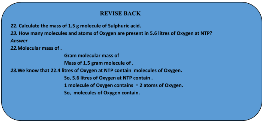 Mole Concept basics 
