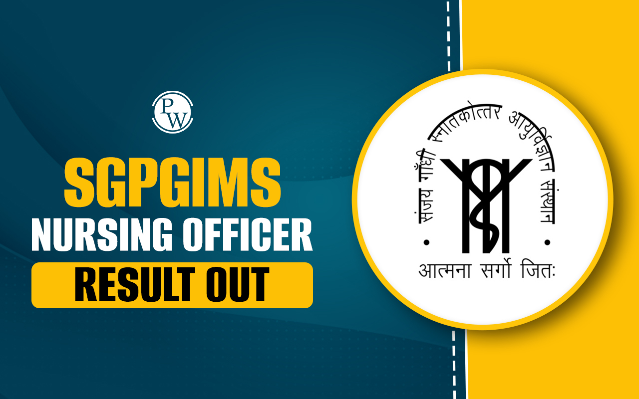 SGPGIMS Nursing Officer Result
