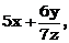 trinomial compound expression