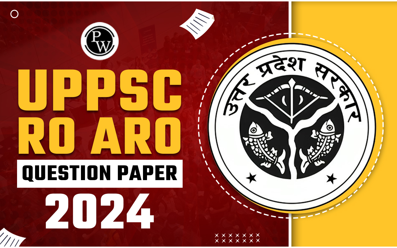 UPPSC RO ARO Question Paper 2024