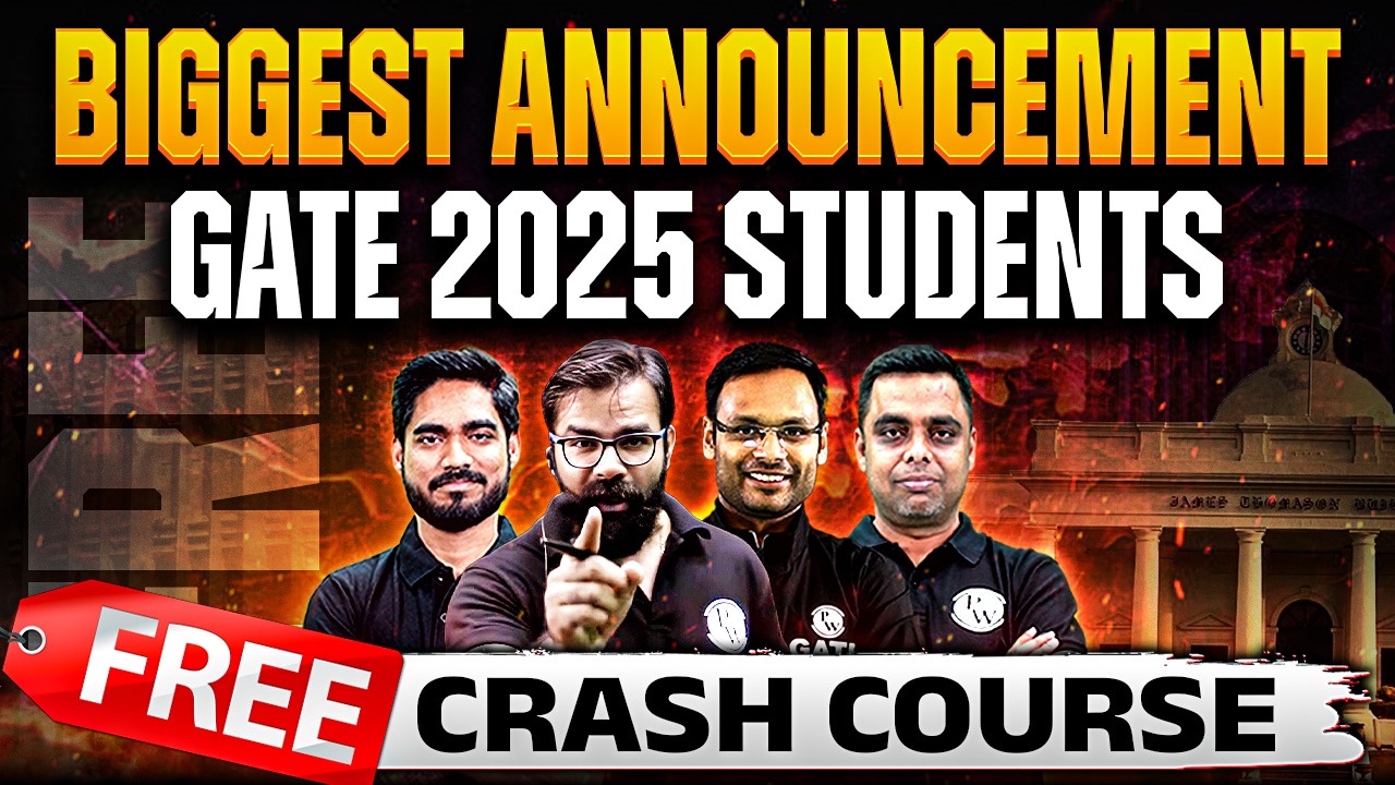 GATE 2025 Free Crash Course