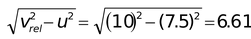 Relative Velocity