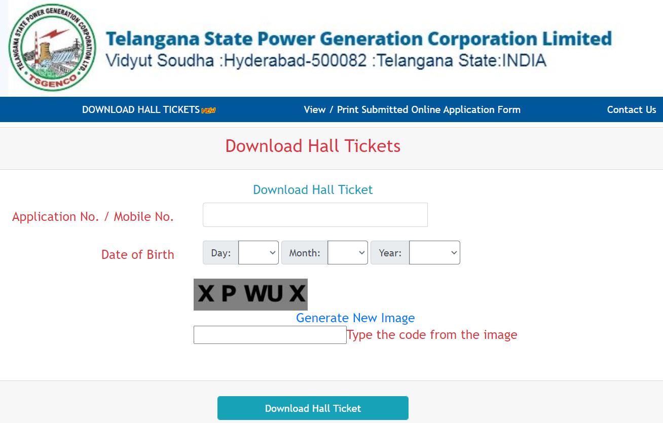 TSGENCO AE Admit Card 2023