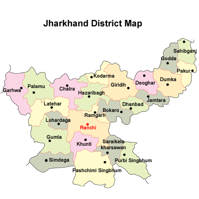 Districts in Jharkhand