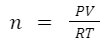 ideal gas equation