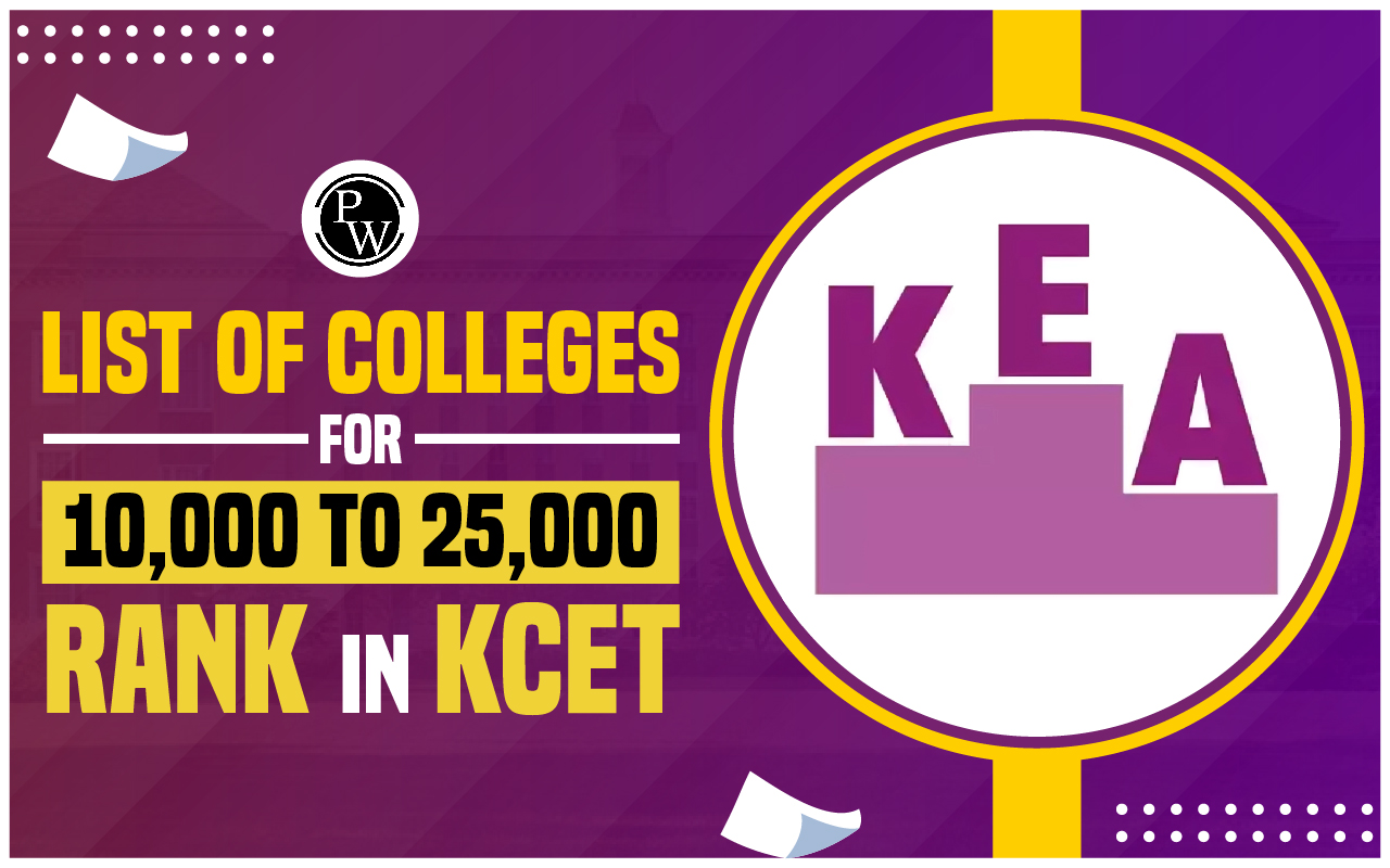 List of Colleges for 10000 to 25000 Rank in KCET
