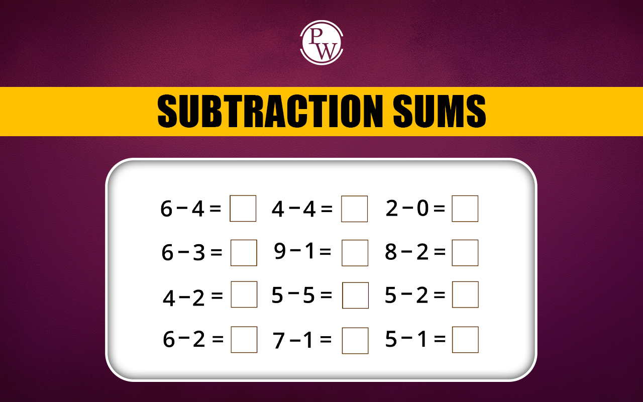 Subtraction Sums