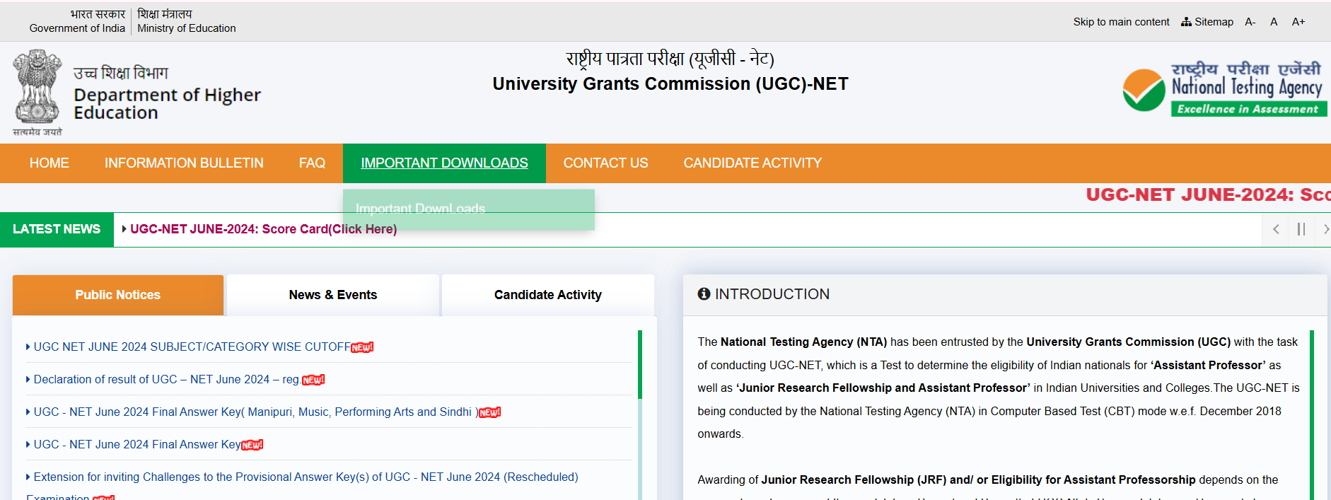 UGC NET December Exam Date 2024