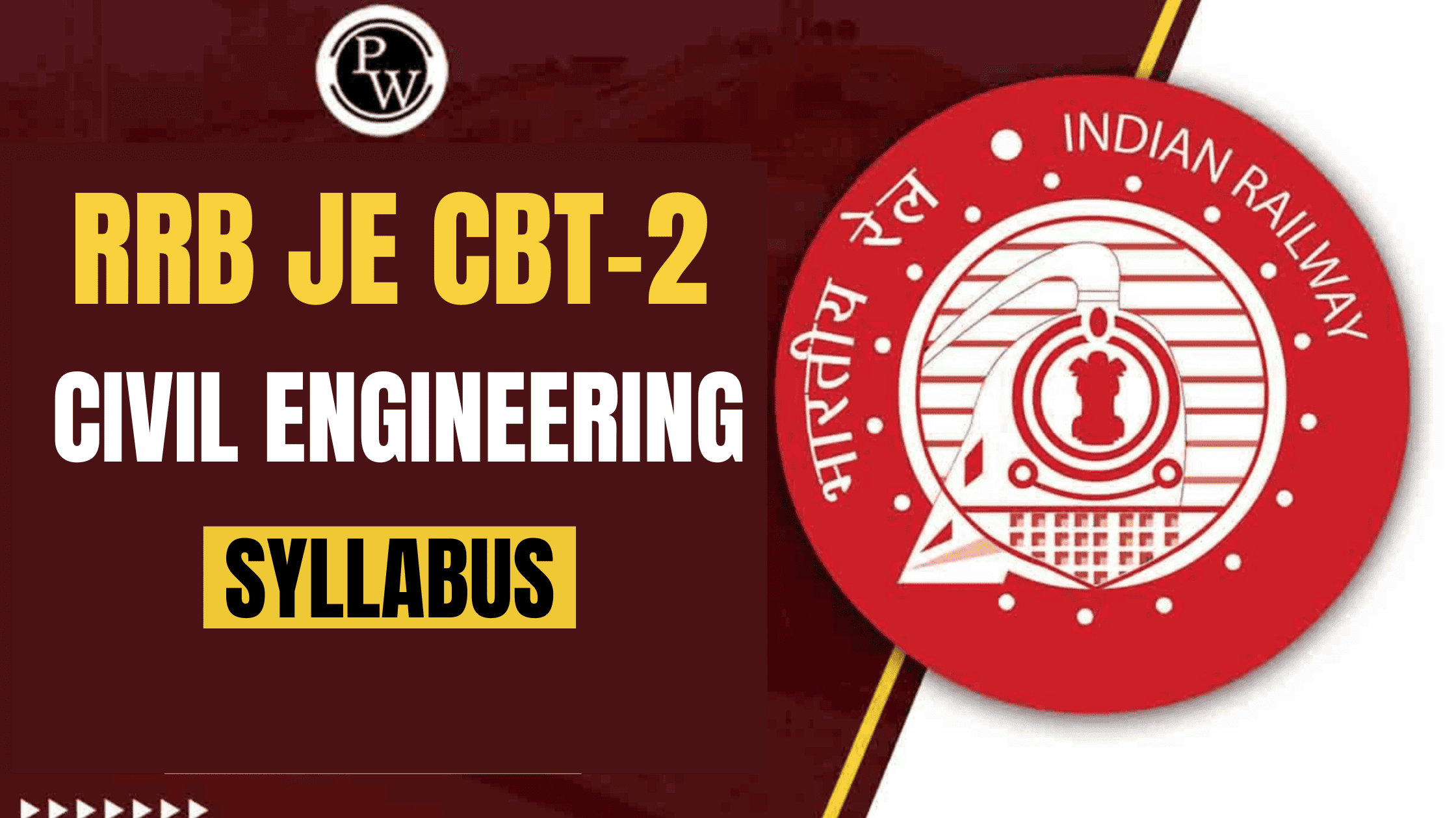 RRB JE CBT-2 Civil Engineering Syllabus