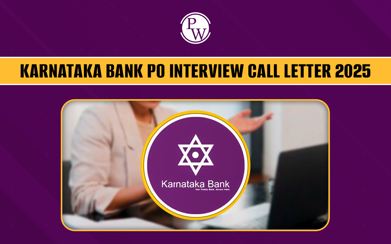 Karnataka Bank PO Interview Call Letter 2025