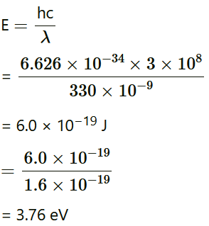 NCERT Solutions for Class 12 Physics Chapter 11 - Dual Nature Of Radiation And Matter
