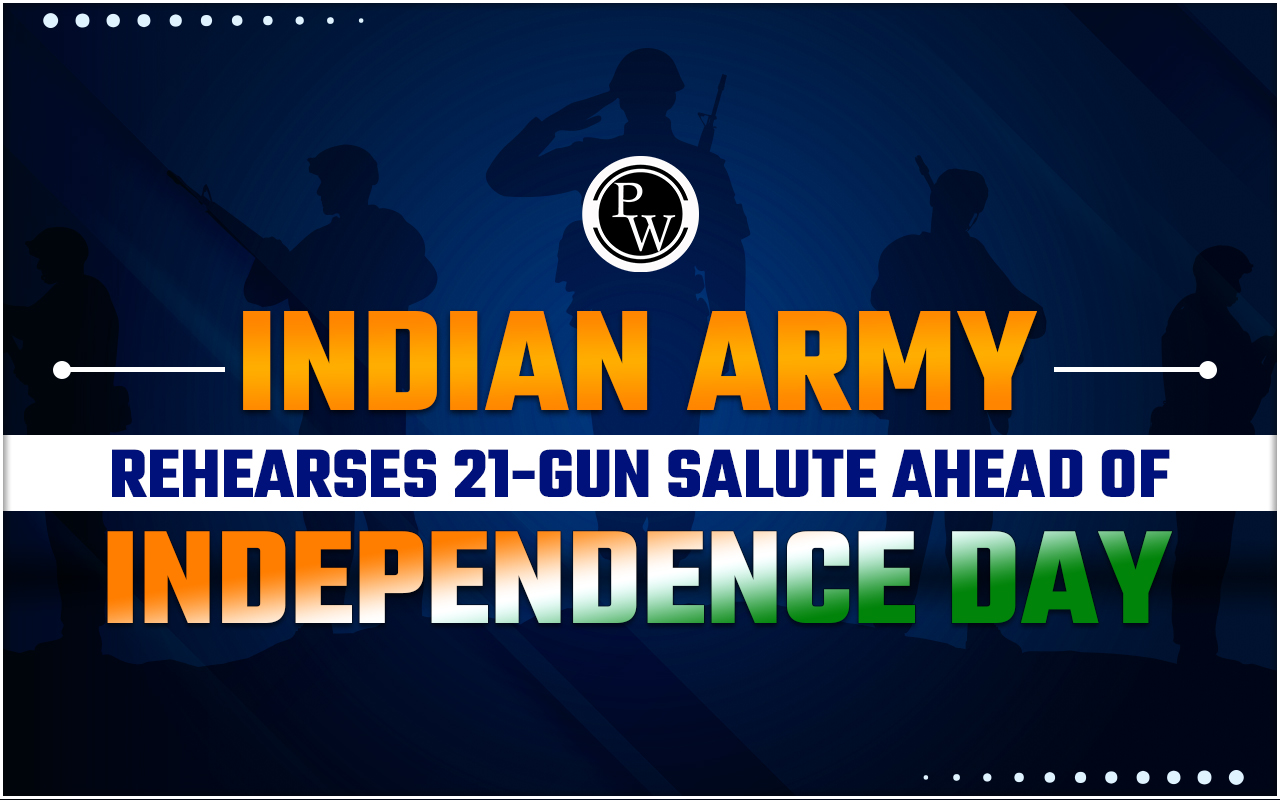 Indian Army Rehearses 21-Gun Salute Ahead Of Independence Day