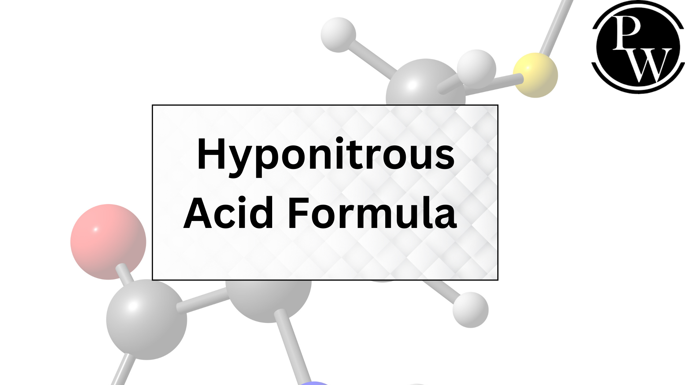 hyponitrous acid formula