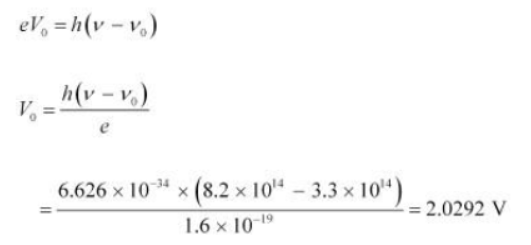 NCERT Solutions for Class 12 Physics Chapter 11 - Dual Nature Of Radiation And Matter