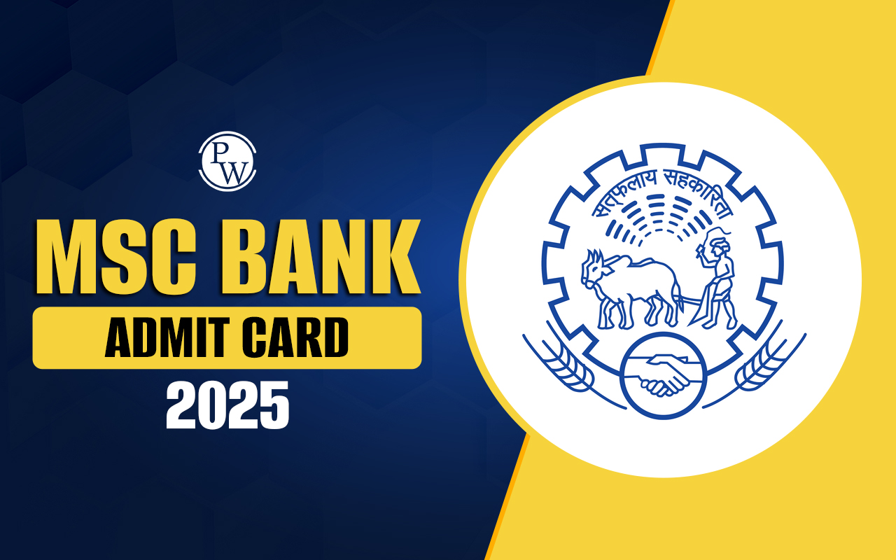MSC Bank Admit Card 2025