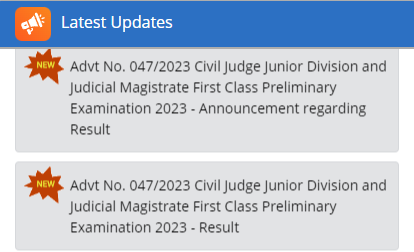 MPSC Civil Judge Prelims Result 2024 OUT