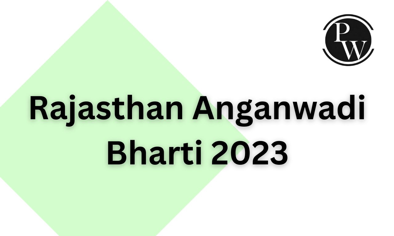 Rajasthan Anganwadi Bharti 2023