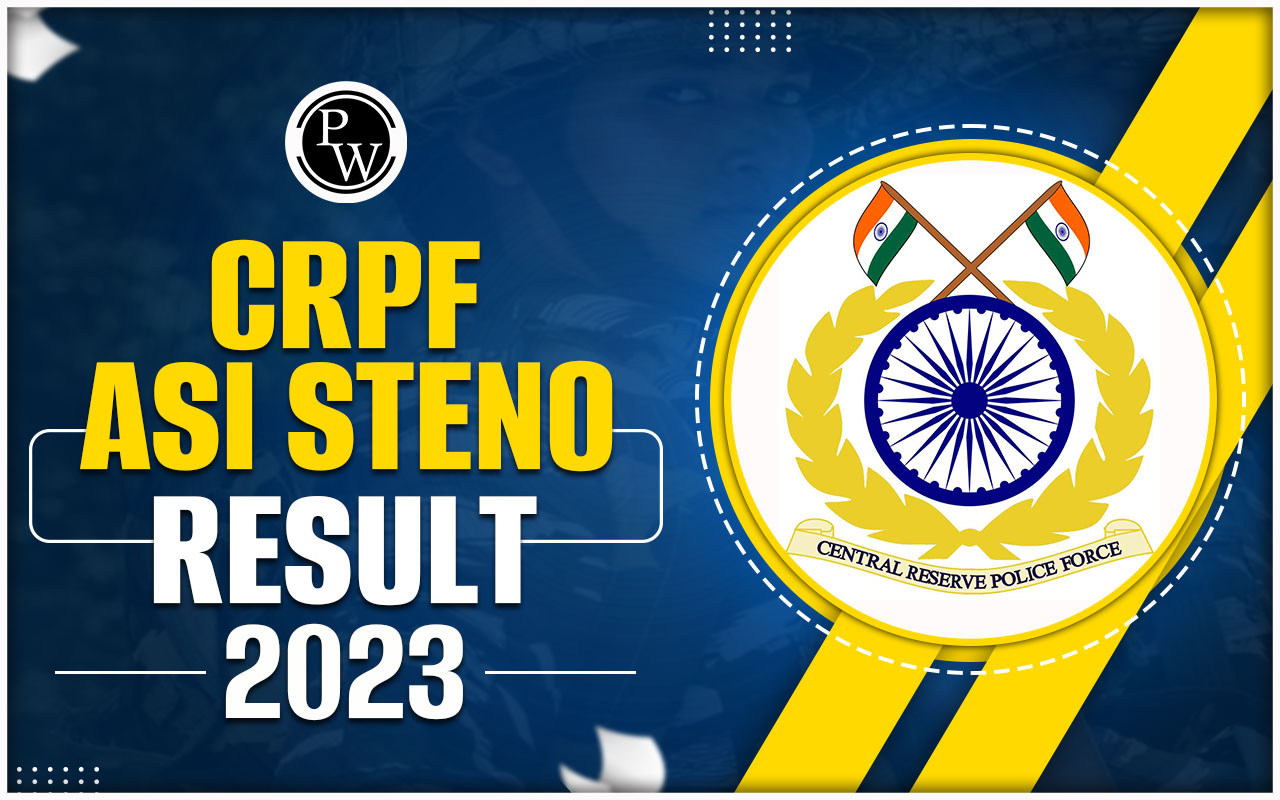 CRPF ASI Steno Final Result 2023