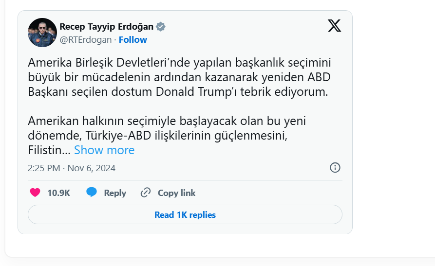 Recep Tayyip Erdogan (Turkey)