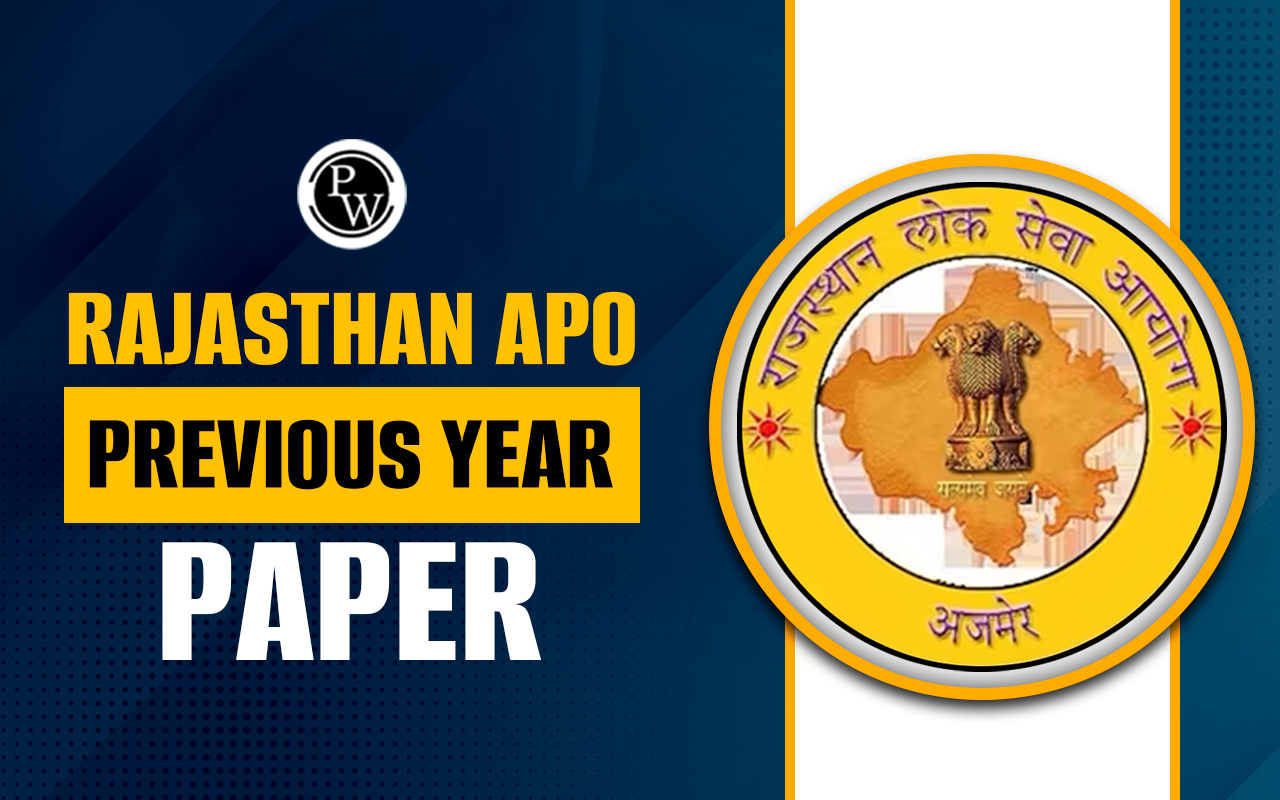 Rajasthan APO Previous Year Paper