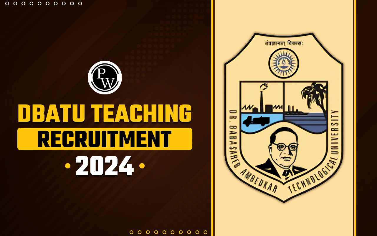 DBATU Teaching Recruitment 2024