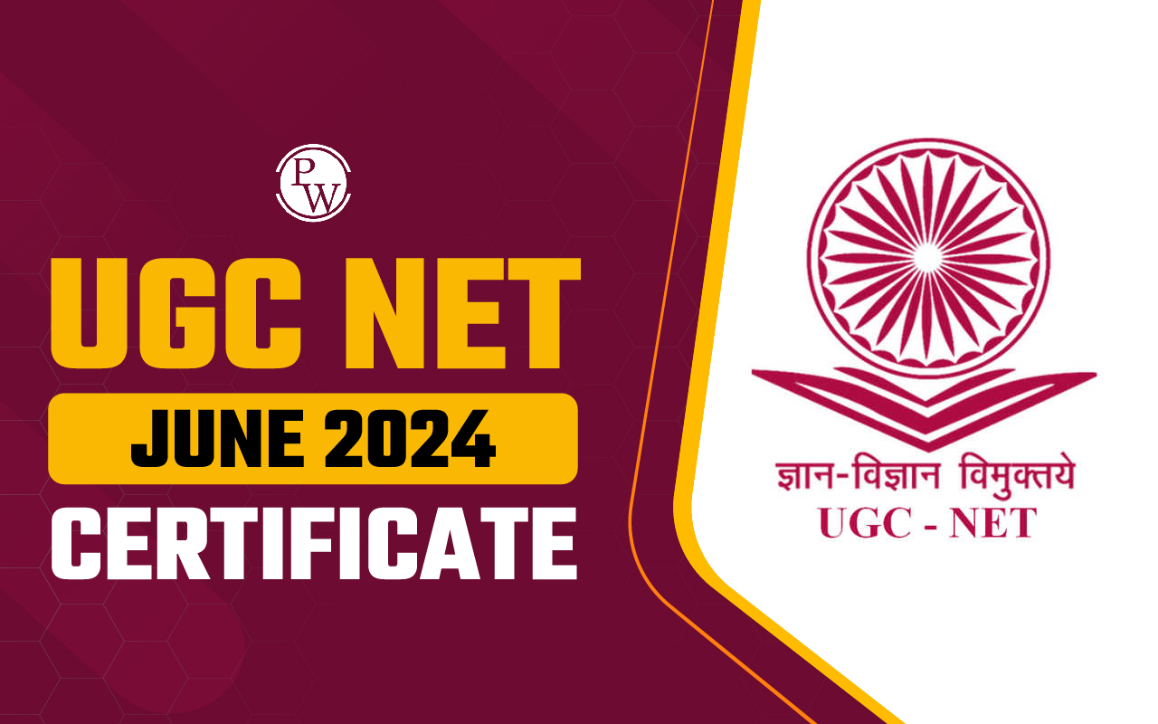 UGC NET June 2024 Certificate