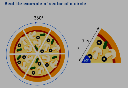 Real Life Exam of Sector of a Circle