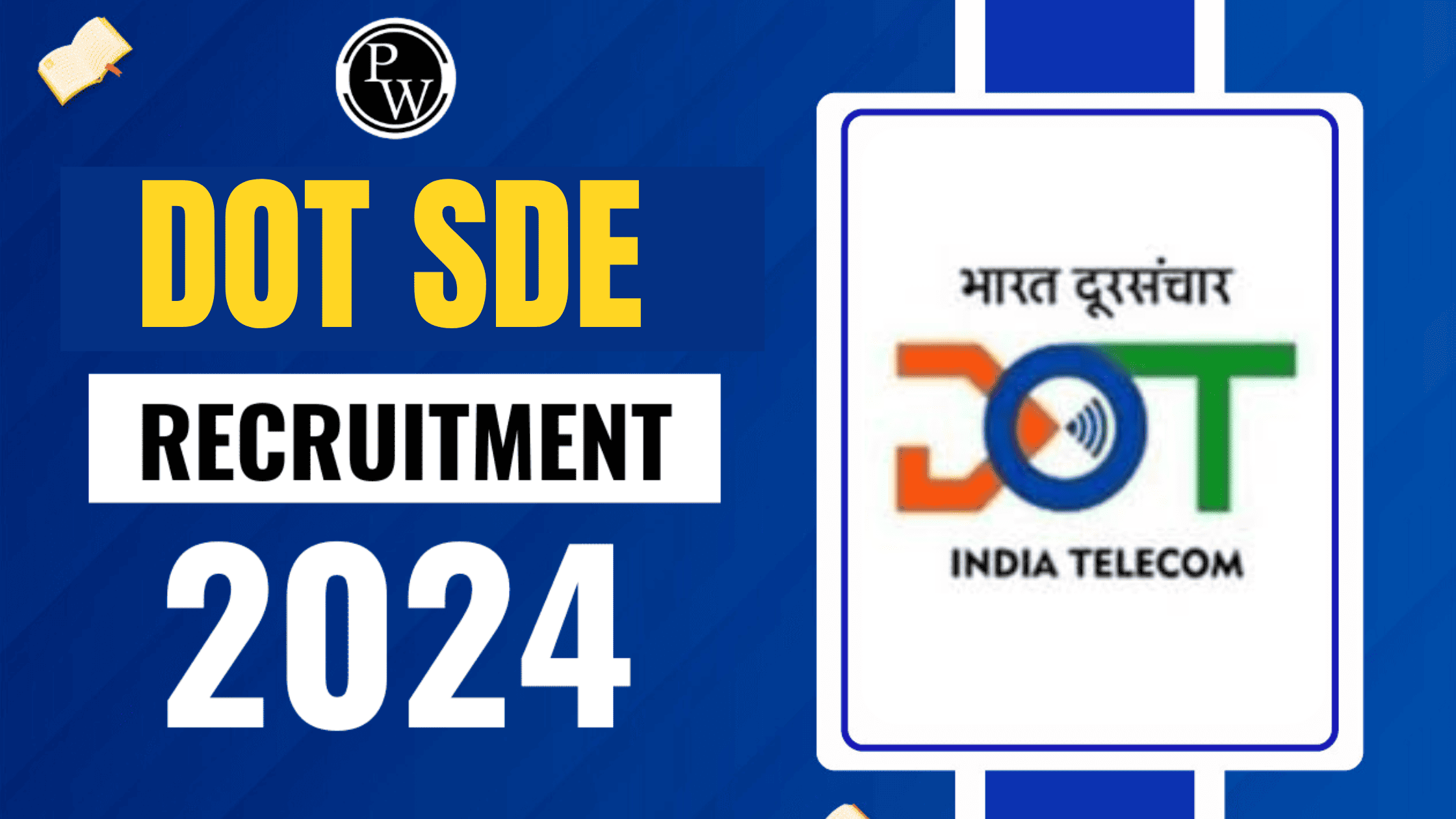 DOT SDE Recruitment 2024
