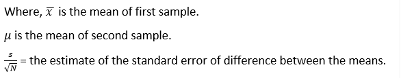 T Distribution Formula