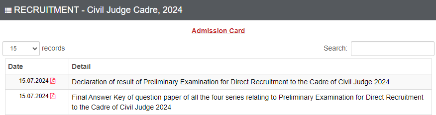rjs result 2024