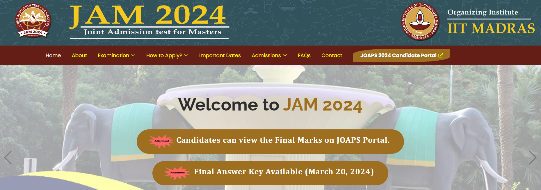 IIT JAM Cut Off 2024