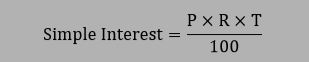 Simple Interest Formula