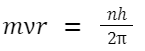 Formulas Related to Bohr's Model for the Hydrogen Atom