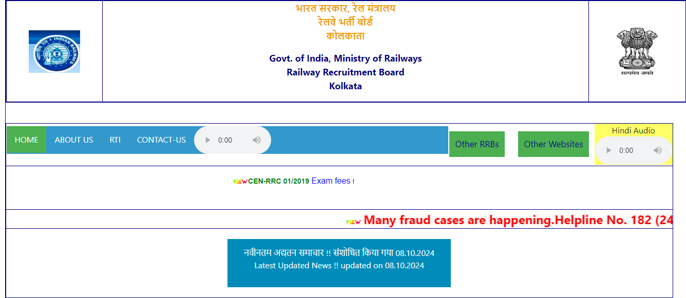 rrb kolkata
