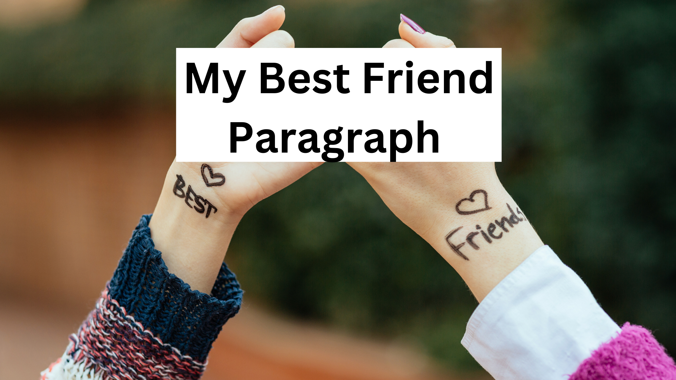 My Best Friend Paragraph