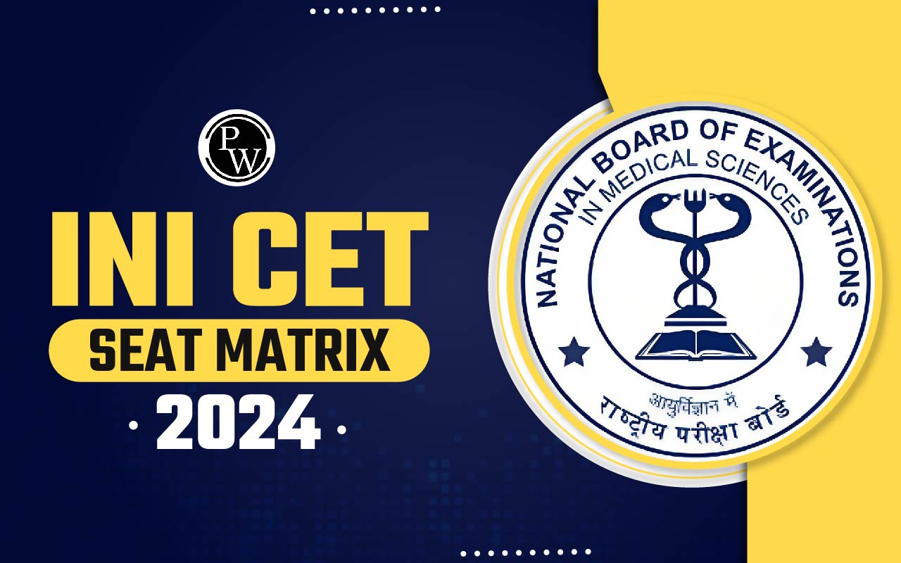 INI CET Seat Matrix 2024, Know the Steps to Check The INI CET Seat Matrix