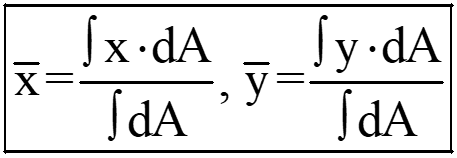 Centroid equation