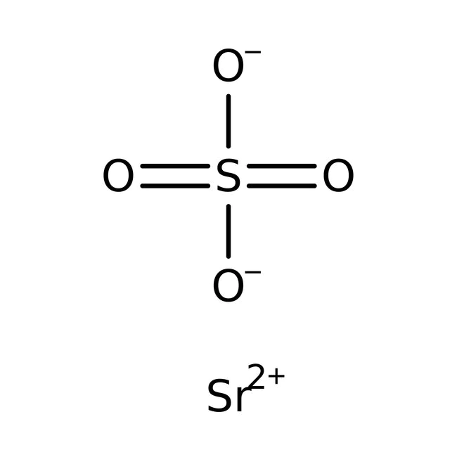 Strontium Sulfate Formula Structure