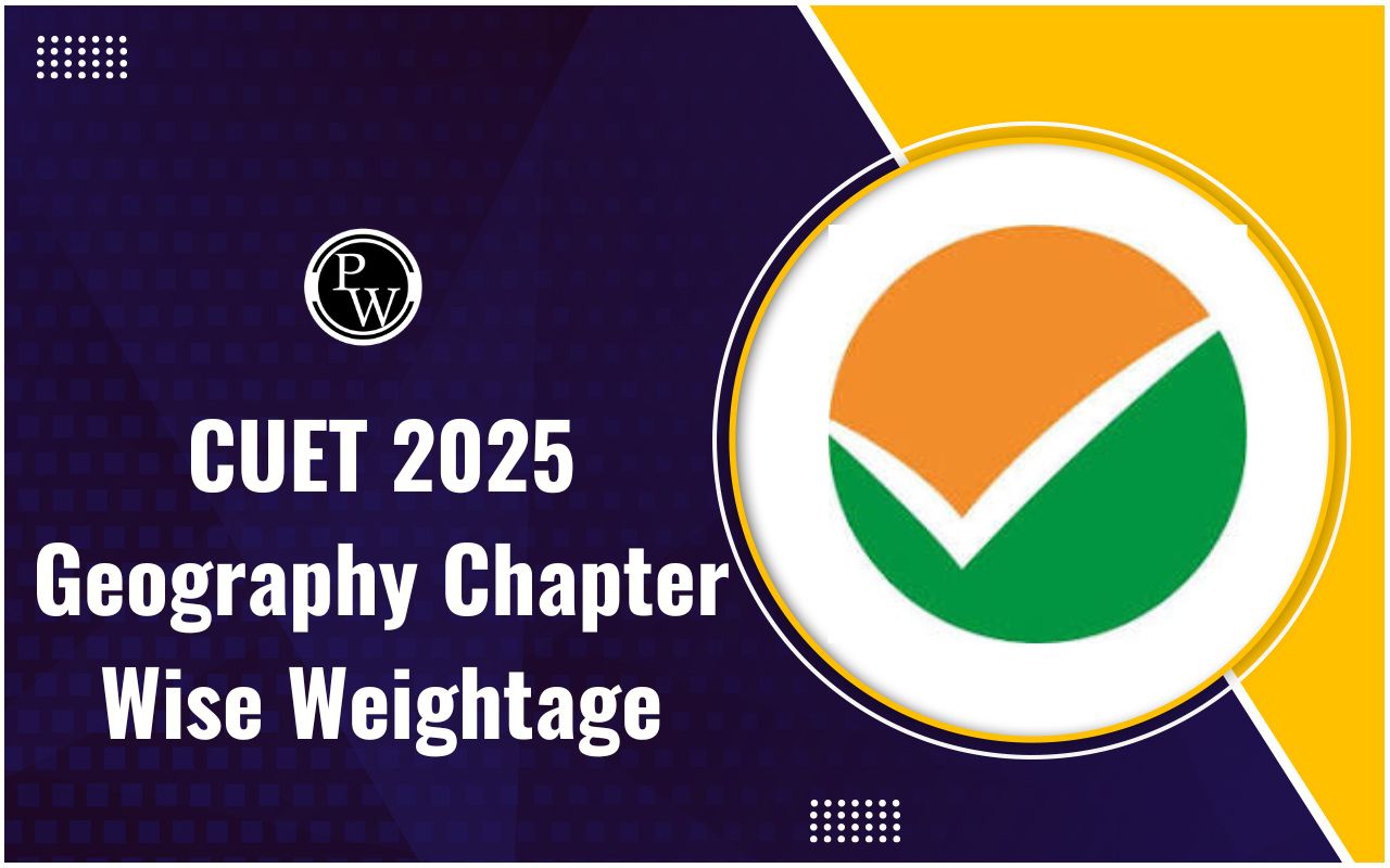 CUET 2025 Geography Chapter Wise Weightage