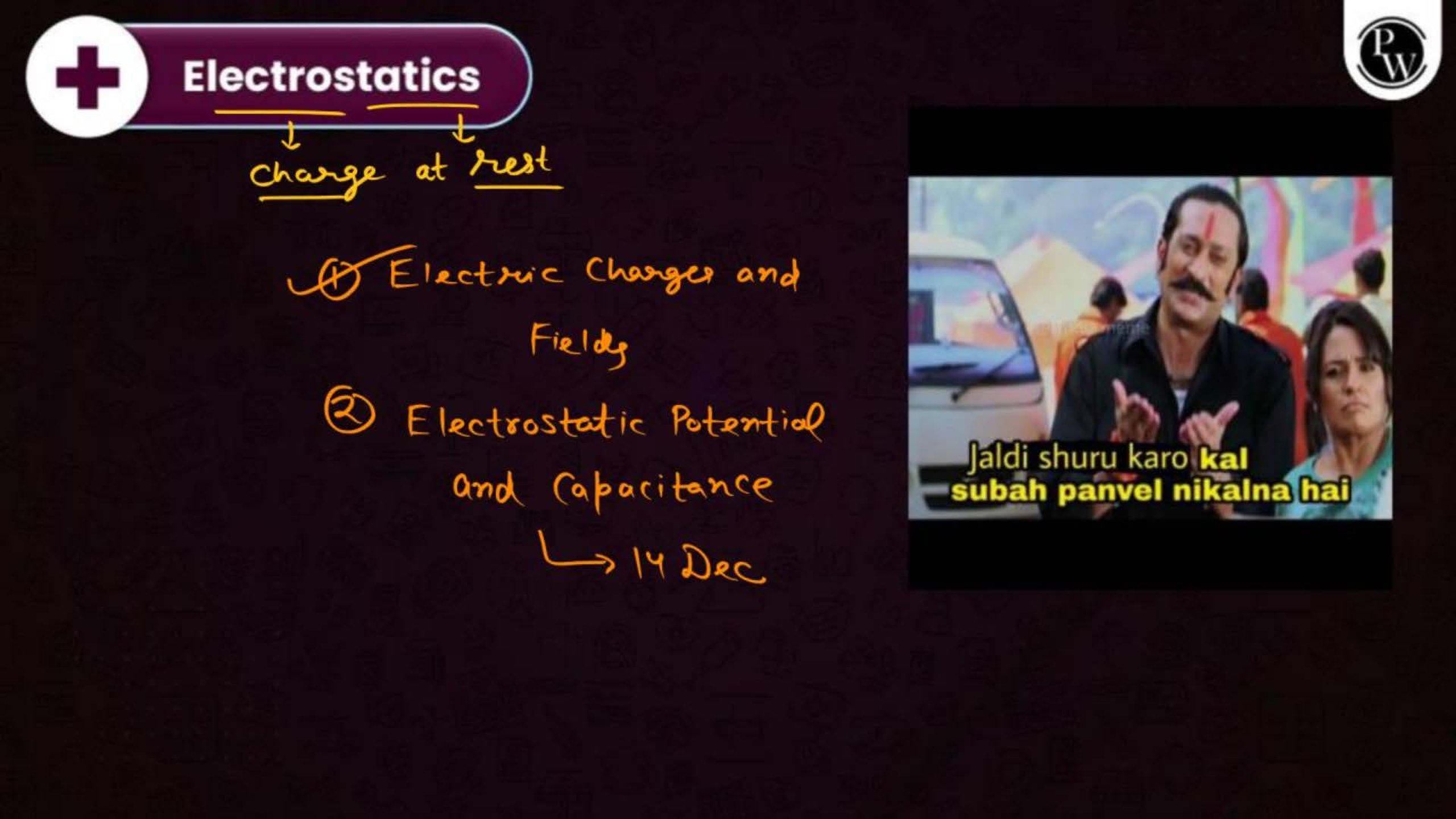 Electric Charge and Fields NEET Notes