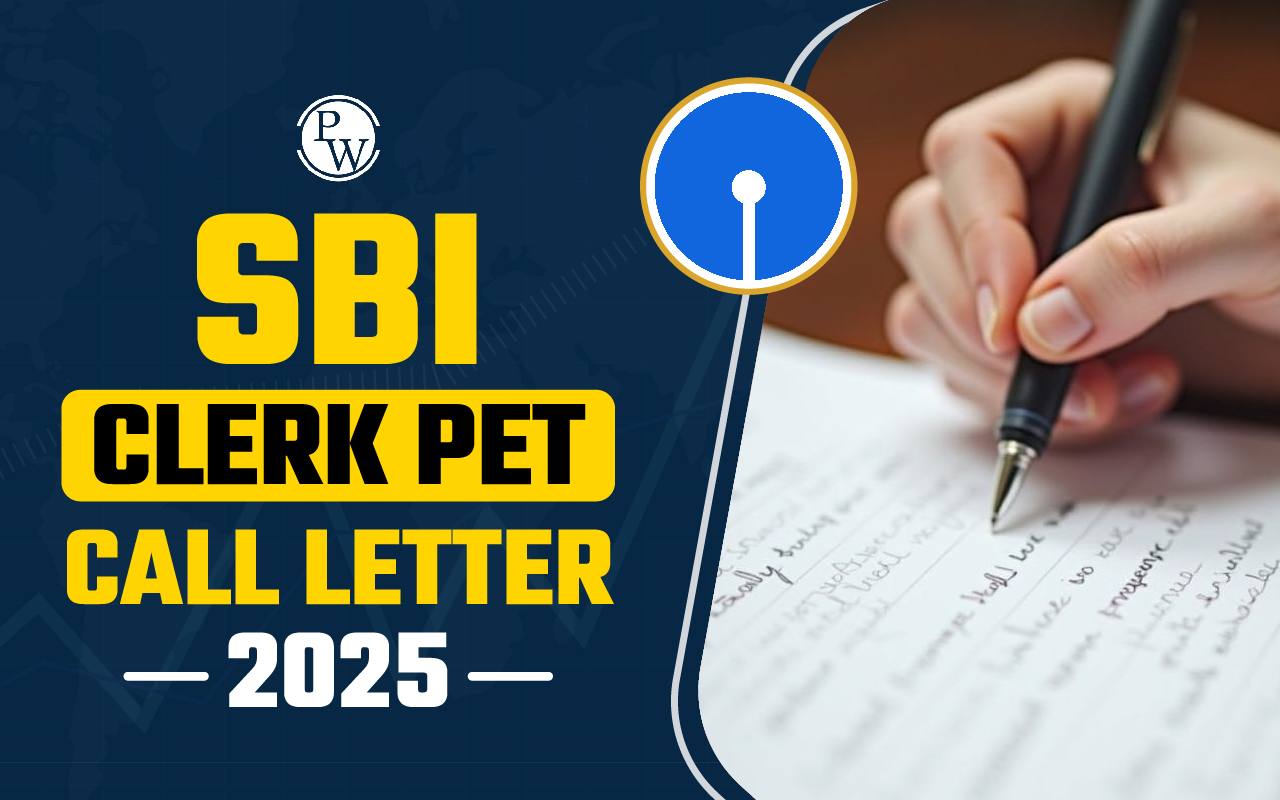SBI Clerk PET Call Letter 2025