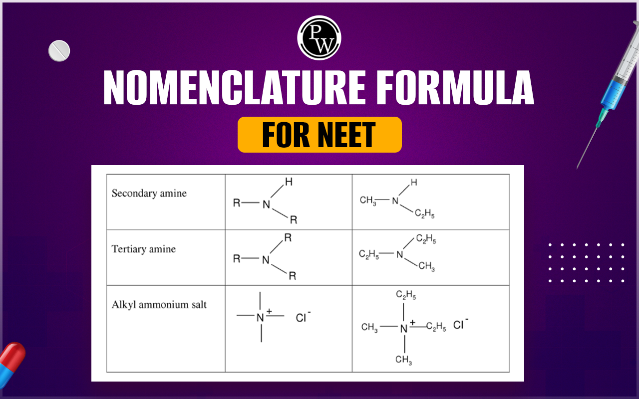 Nomenclature Formula