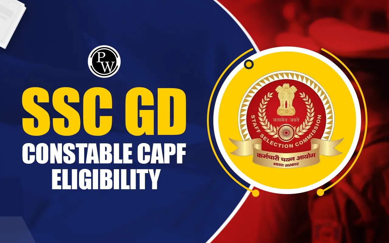 SSC GD Constable CAPF Eligibility Criteria