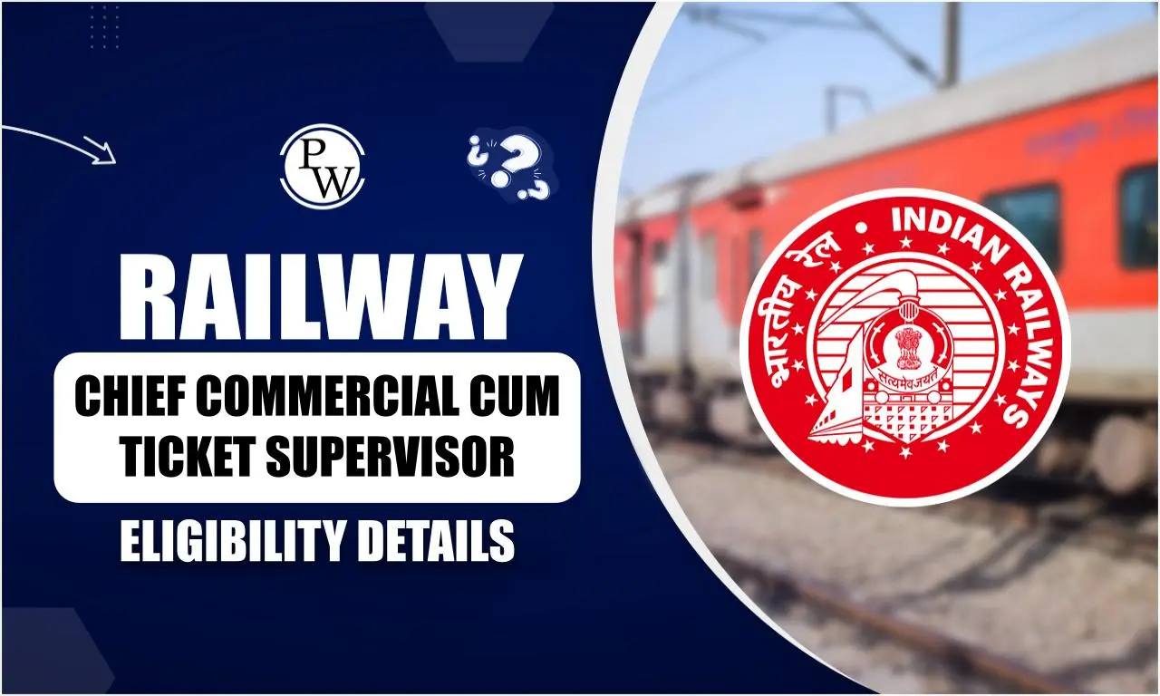 Chief Commercial Cum Ticket Supervisor Eligibility