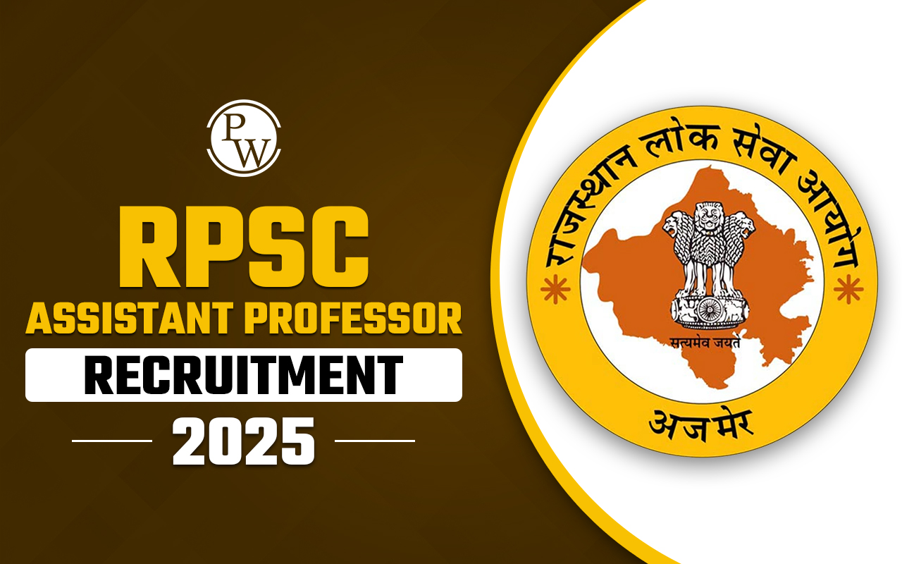 RPSC Assistant Professor Recruitment 2025